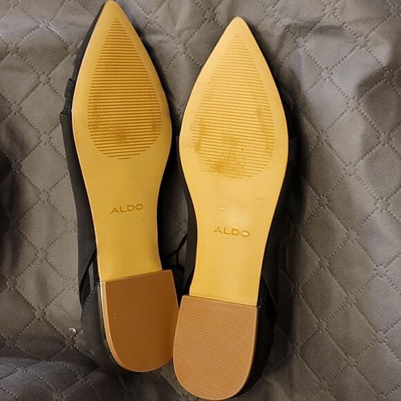 BRAND NEW ALDO POINTED TOE SLIP-ON WOMEN"S LEATHER FLAT G1 - Picture 11 of 14